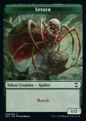 Treefolk // Spider Double-Sided Token [Streets of New Capenna Commander Tokens] | Pegasus Games WI