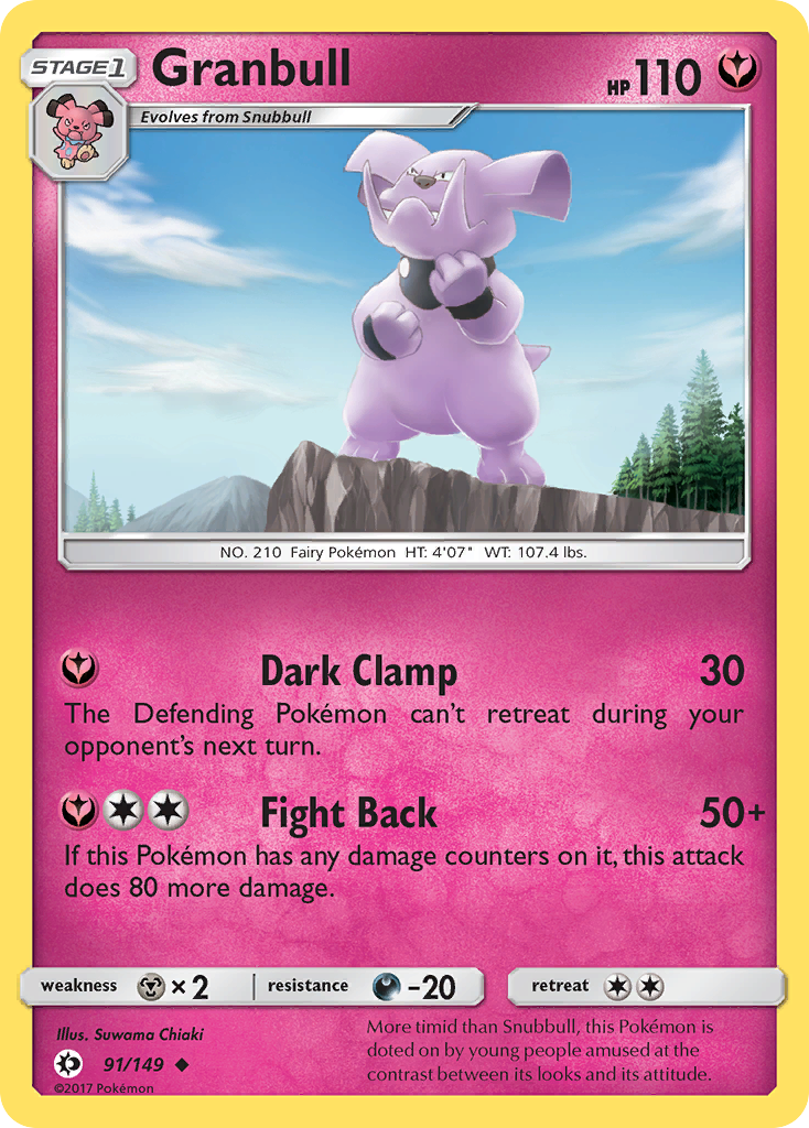 Granbull (91/149) [Sun & Moon: Base Set] | Pegasus Games WI