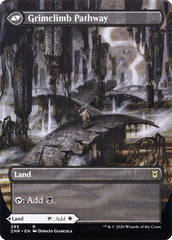 Brightclimb Pathway // Grimclimb Pathway (Borderless Alternate Art) [Zendikar Rising] | Pegasus Games WI