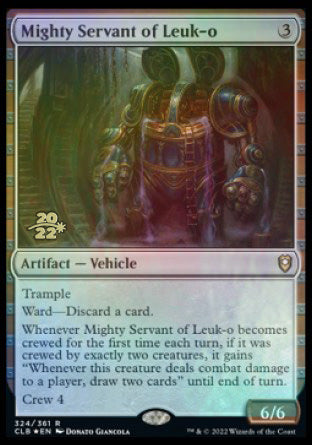 Mighty Servant of Leuk-o [Commander Legends: Battle for Baldur's Gate Prerelease Promos] | Pegasus Games WI