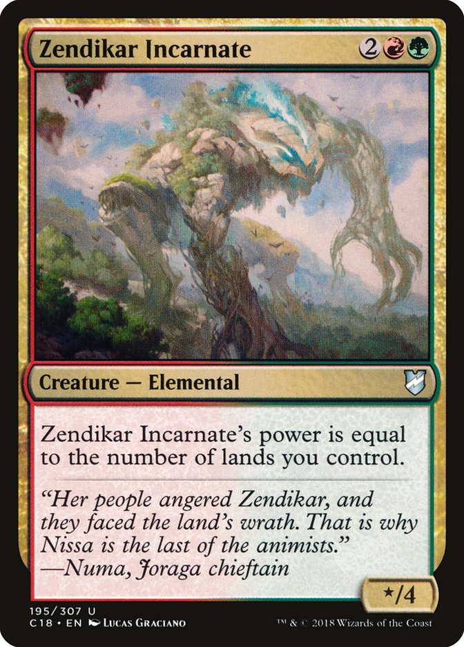 Zendikar Incarnate [Commander 2018] | Pegasus Games WI