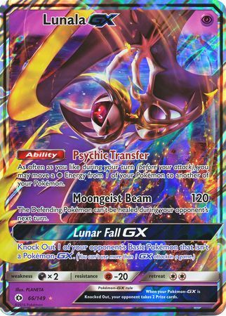 Lunala GX (66/149) (Jumbo Card) [Sun & Moon: Base Set] | Pegasus Games WI