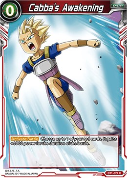 Cabba's Awakening (BT1-027) [Galactic Battle] | Pegasus Games WI