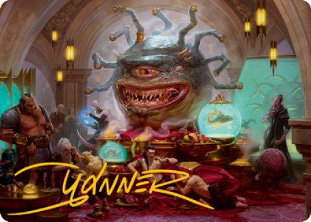 Xanathar, Guild Kingpin Art Card (Gold-Stamped Signature) [Dungeons & Dragons: Adventures in the Forgotten Realms Art Series] | Pegasus Games WI