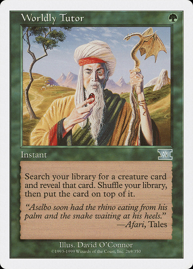 Worldly Tutor [Classic Sixth Edition] | Pegasus Games WI