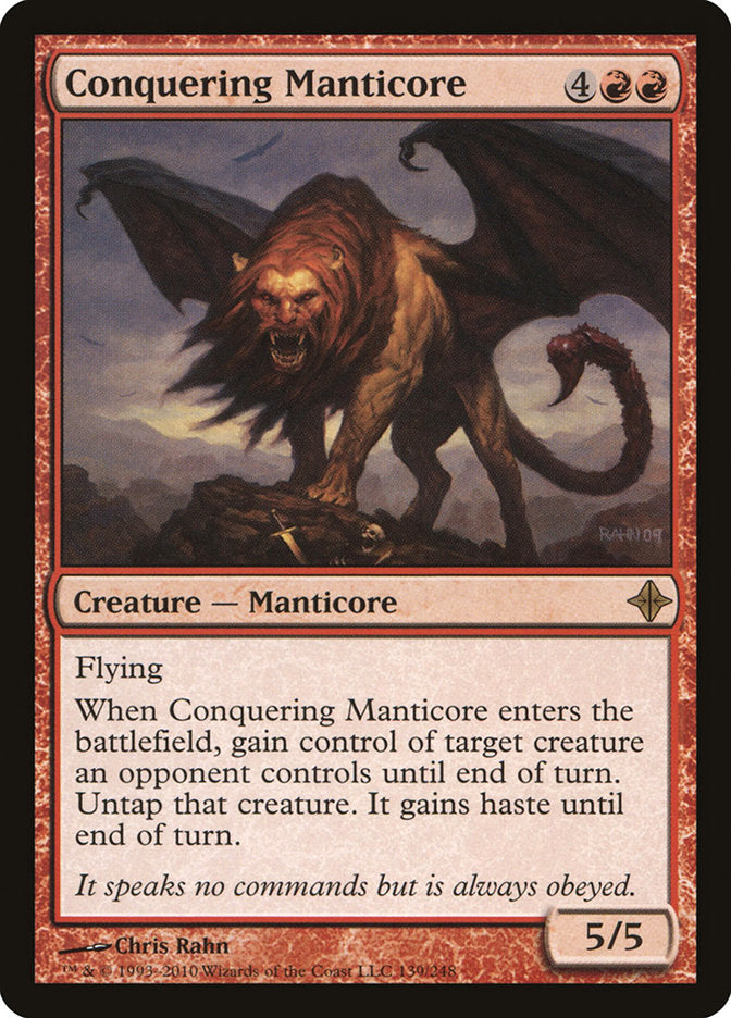 Conquering Manticore [Rise of the Eldrazi] | Pegasus Games WI