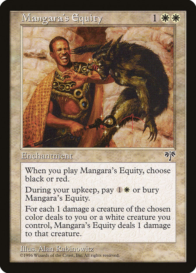 Mangara's Equity [Mirage] | Pegasus Games WI