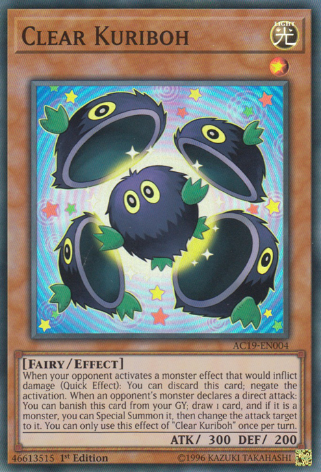 Clear Kuriboh [AC19-EN004] Super Rare | Pegasus Games WI