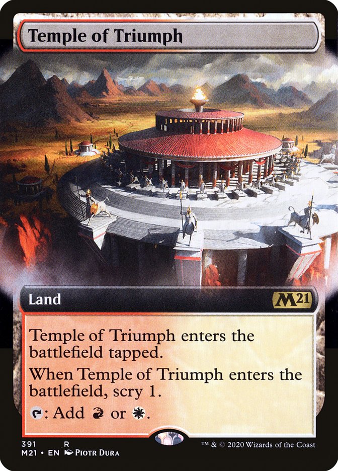 Temple of Triumph (Extended Art) [Core Set 2021] | Pegasus Games WI