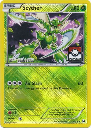 Scyther (4/108) (League Promo 2nd Place) [Black & White: Dark Explorers] | Pegasus Games WI