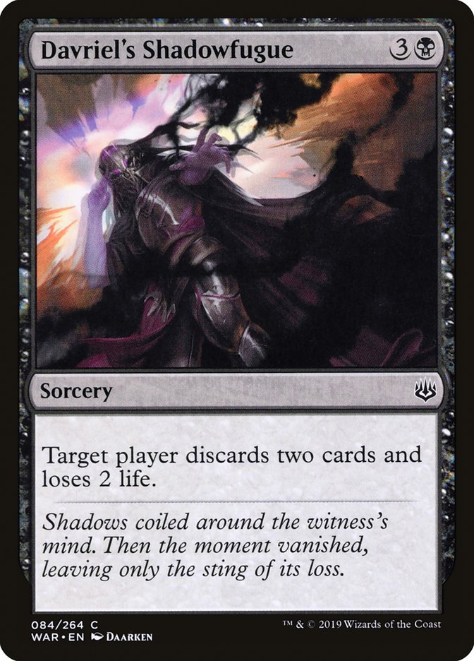 Davriel's Shadowfugue [War of the Spark] | Pegasus Games WI