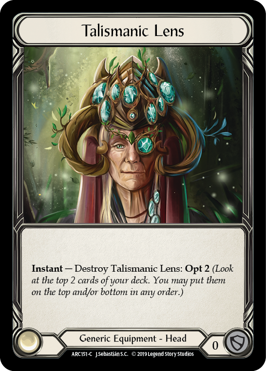 Talismanic Lens [ARC151-C] 1st Edition Normal | Pegasus Games WI