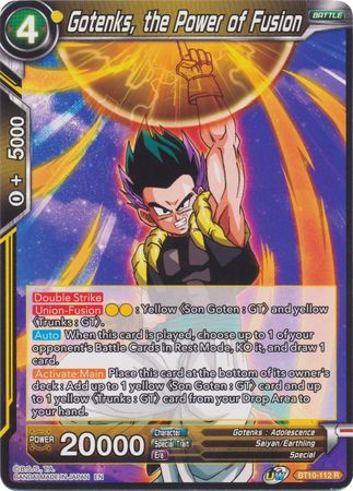 Gotenks, the Power of Fusion (BT10-112) [Rise of the Unison Warrior 2nd Edition] | Pegasus Games WI