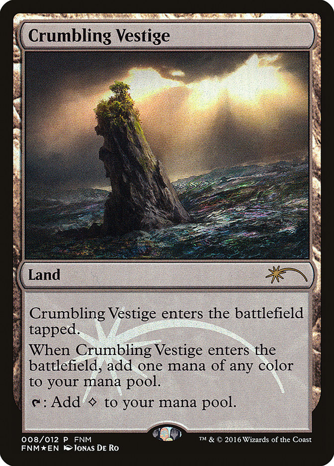 Crumbling Vestige [Friday Night Magic 2016] | Pegasus Games WI