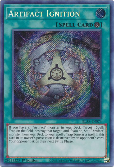 Artifact Ignition [BLAR-EN074] Secret Rare | Pegasus Games WI