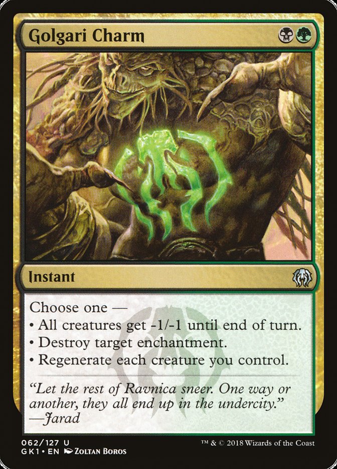 Golgari Charm [Guilds of Ravnica Guild Kit] | Pegasus Games WI