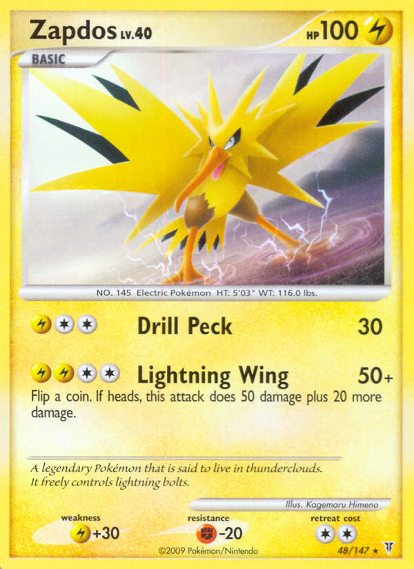 Zapdos (48/147) [Platinum: Supreme Victors] | Pegasus Games WI