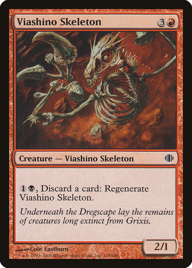 Viashino Skeleton [Shards of Alara] | Pegasus Games WI