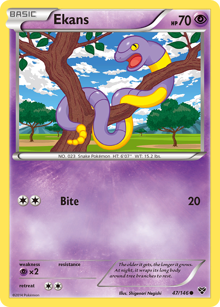 Ekans (47/146) [XY: Base Set] | Pegasus Games WI