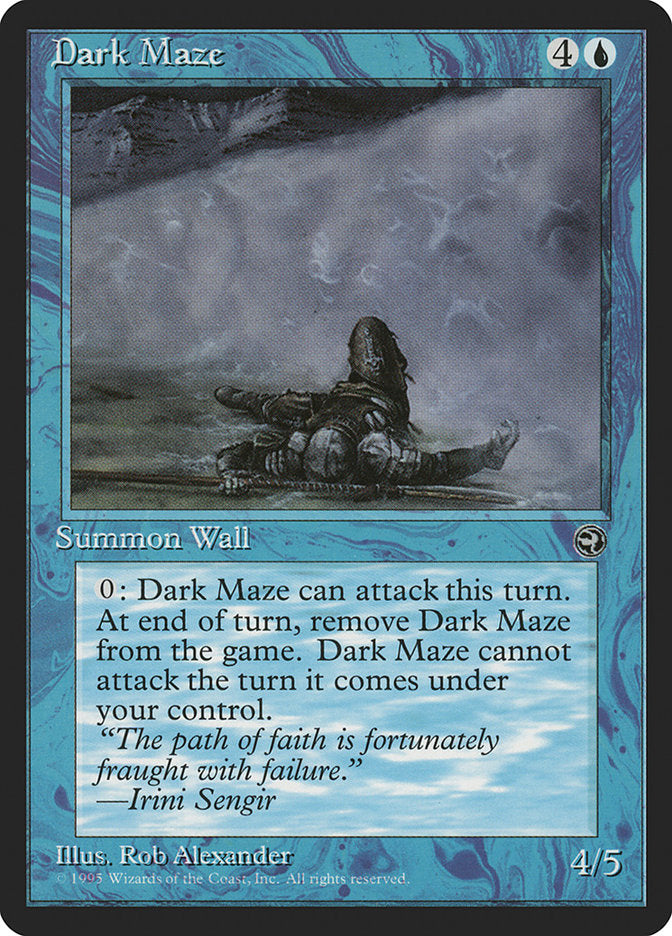 Dark Maze (Irini Sengir Flavor Text) [Homelands] | Pegasus Games WI