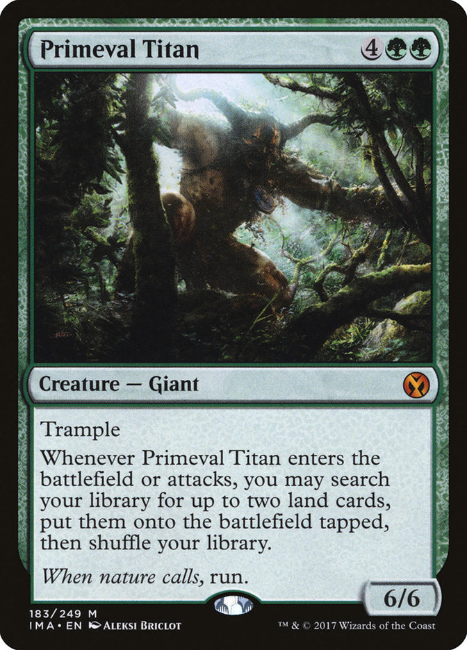 Primeval Titan [Iconic Masters] | Pegasus Games WI