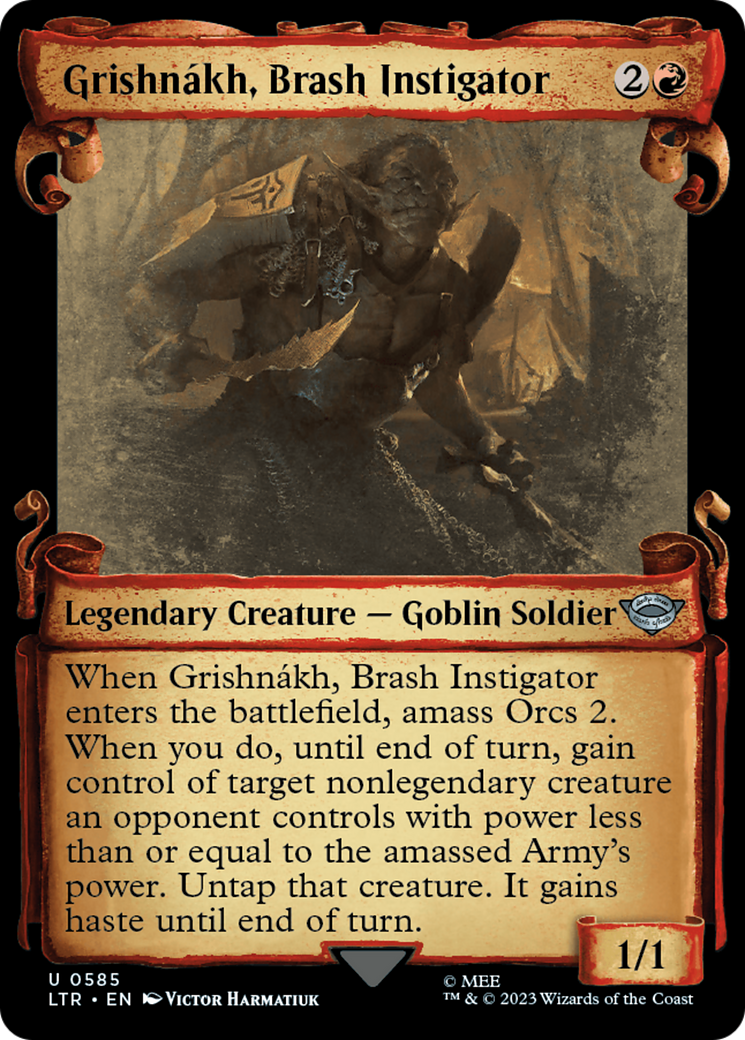 Grishnakh, Brash Instigator [The Lord of the Rings: Tales of Middle-Earth Showcase Scrolls] | Pegasus Games WI