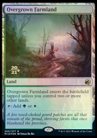 Overgrown Farmland [Innistrad: Midnight Hunt Prerelease Promos] | Pegasus Games WI