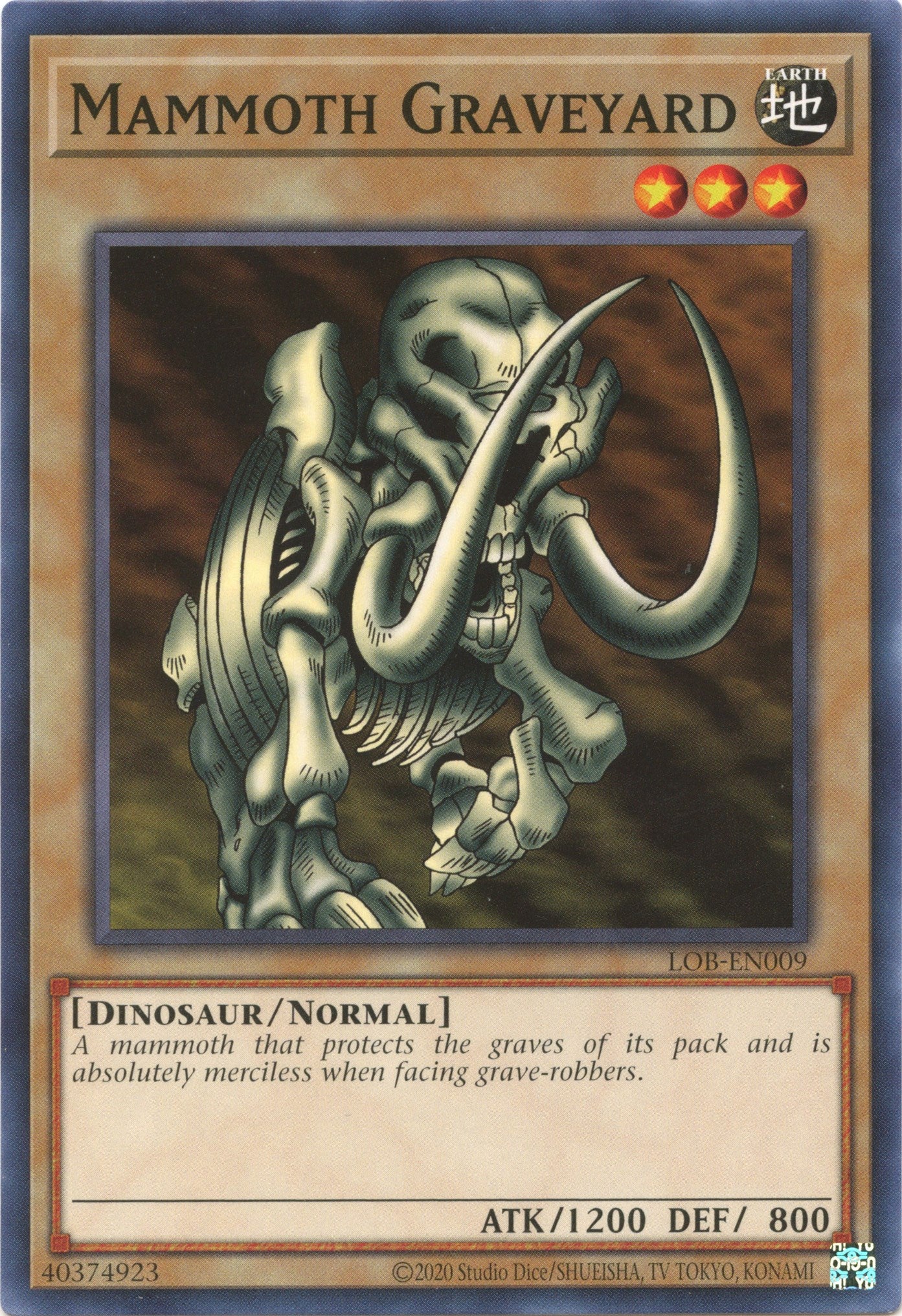 Mammoth Graveyard (25th Anniversary) [LOB-EN009] Common | Pegasus Games WI