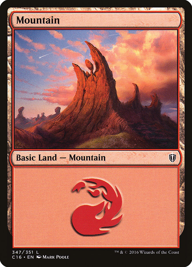 Mountain (347) [Commander 2016] | Pegasus Games WI