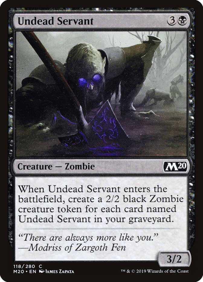 Undead Servant [Core Set 2020] | Pegasus Games WI