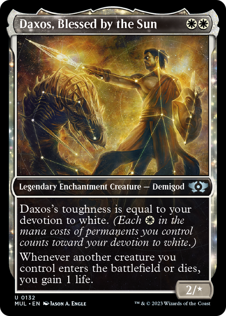 Daxos, Blessed by the Sun (Halo Foil) [Multiverse Legends] | Pegasus Games WI