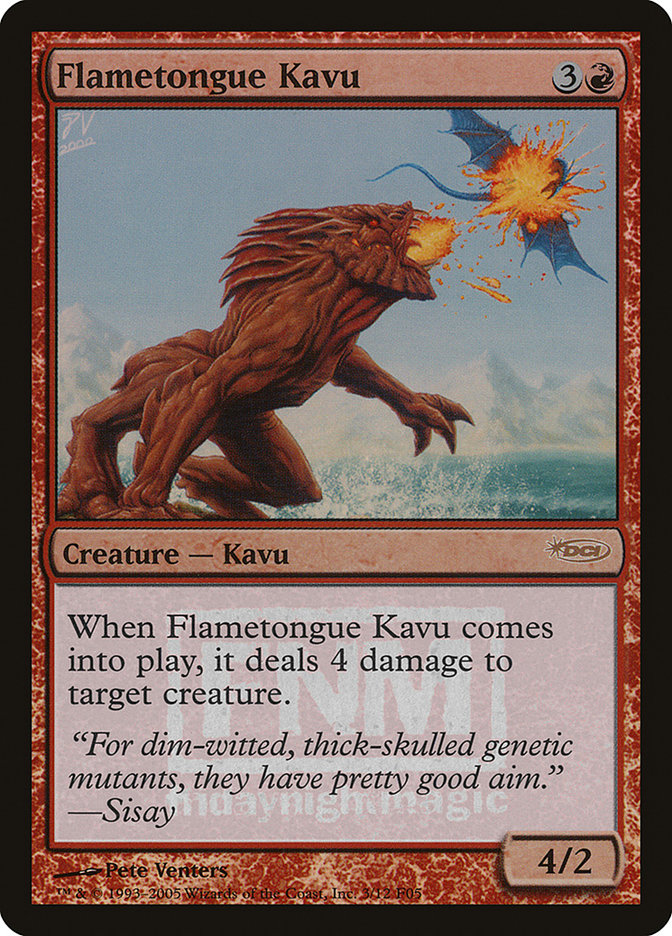 Flametongue Kavu [Friday Night Magic 2005] | Pegasus Games WI