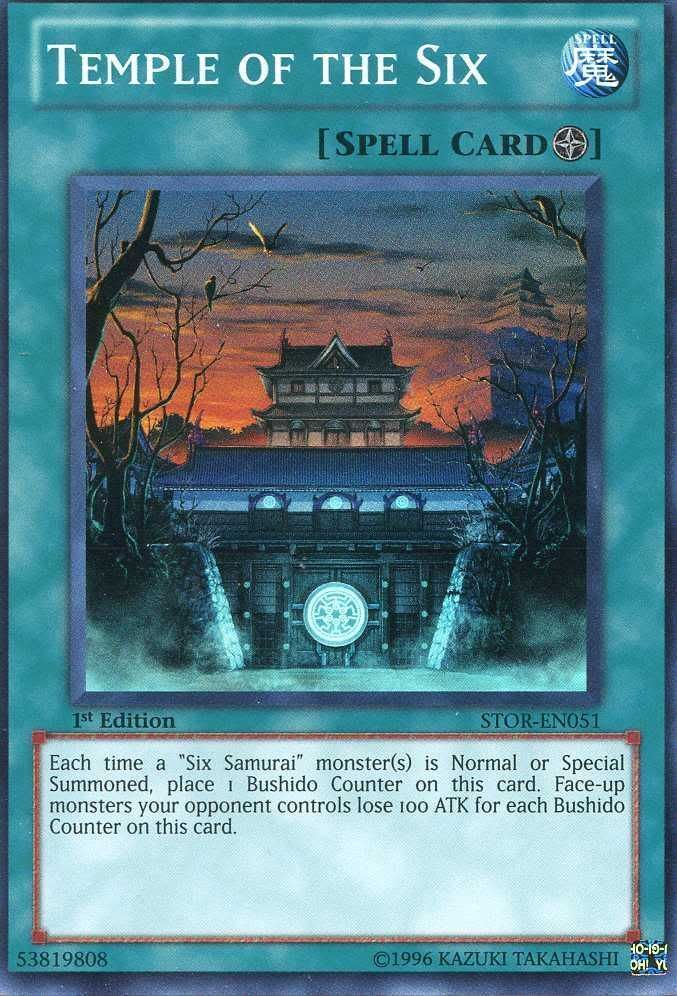 Temple of the Six [STOR-EN051] Super Rare | Pegasus Games WI