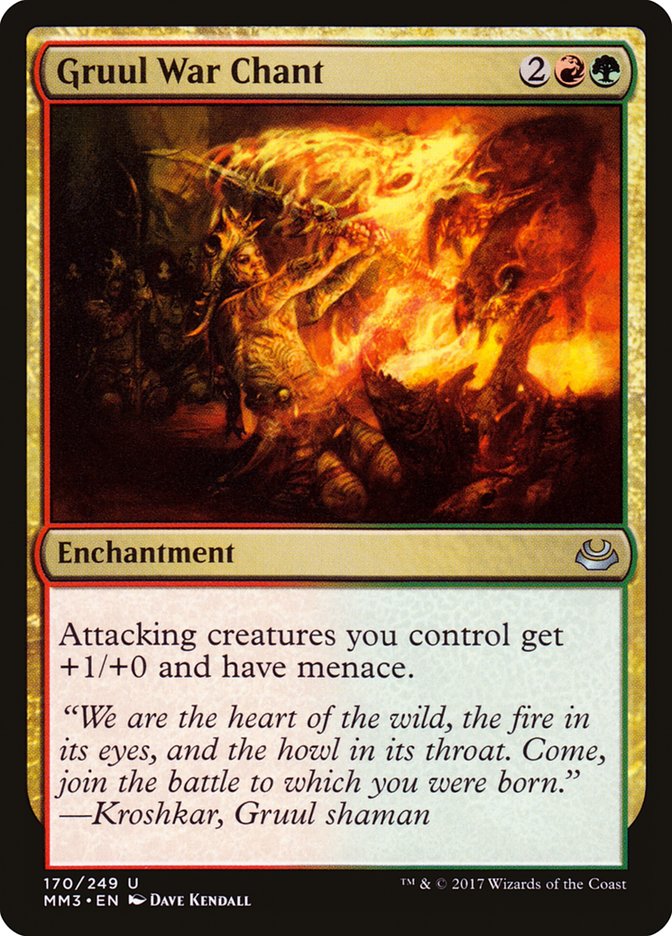 Gruul War Chant [Modern Masters 2017] | Pegasus Games WI