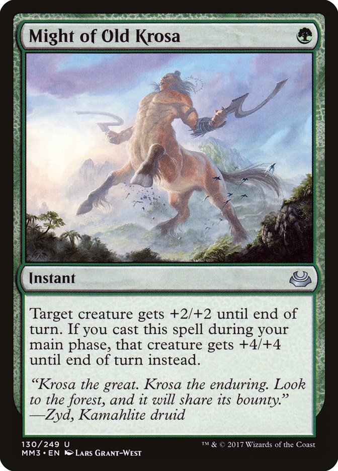 Might of Old Krosa [Modern Masters 2017] | Pegasus Games WI