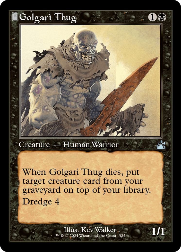 Golgari Thug (Retro Frame) [Ravnica Remastered] | Pegasus Games WI