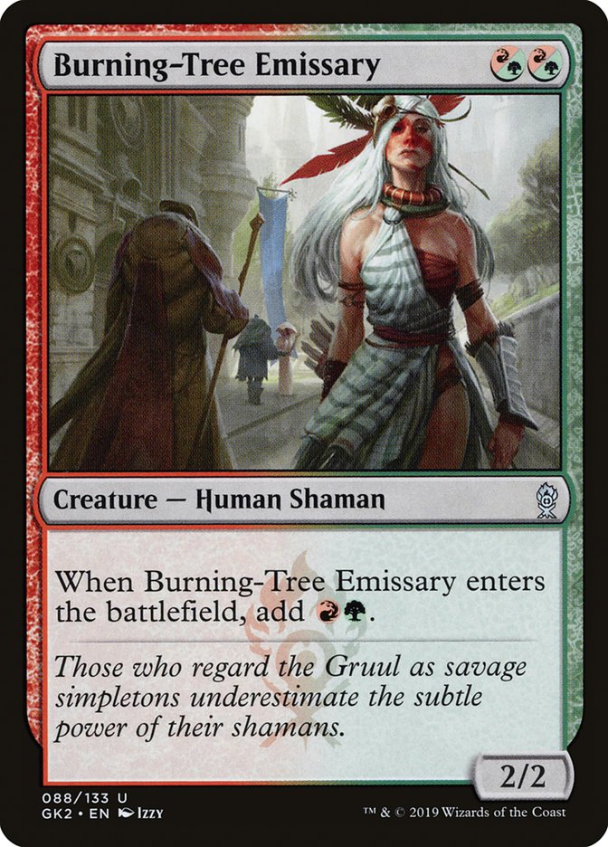 Burning-Tree Emissary [Ravnica Allegiance Guild Kit] | Pegasus Games WI