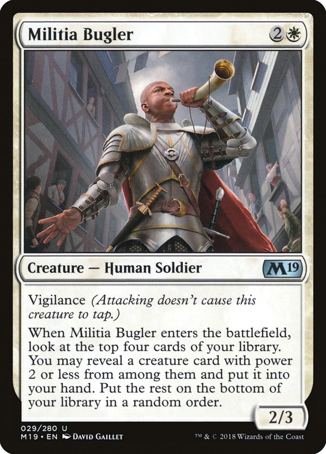 Militia Bugler [Core Set 2019] | Pegasus Games WI