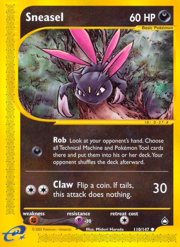 Sneasel (110/147) [Aquapolis] | Pegasus Games WI