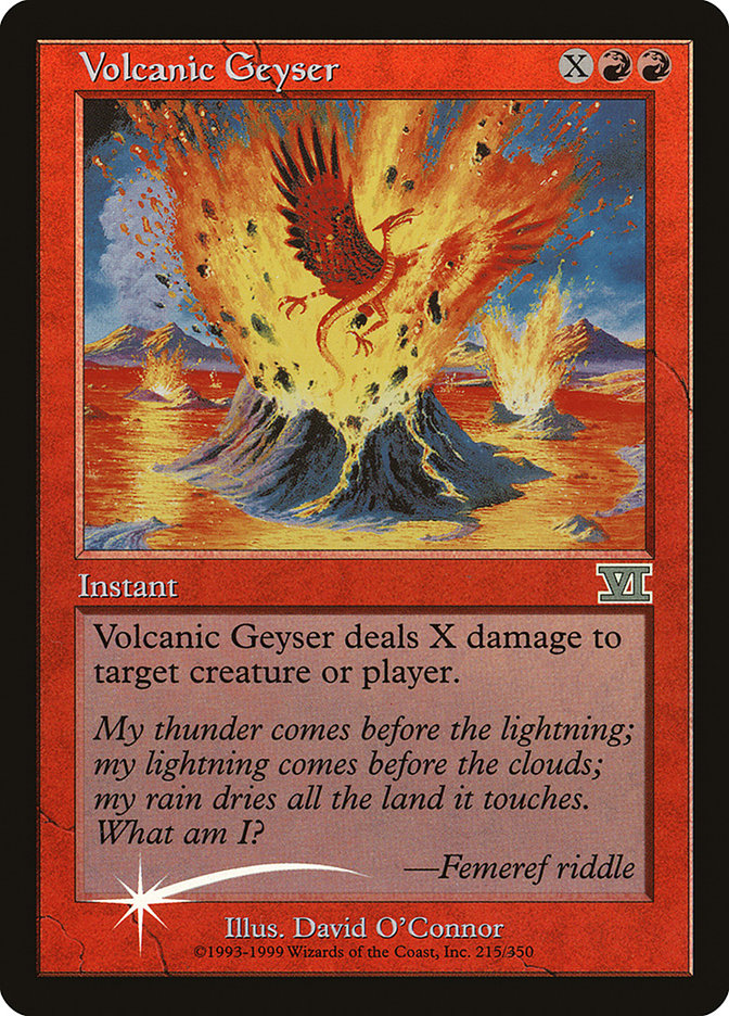 Volcanic Geyser [Friday Night Magic 2000] | Pegasus Games WI