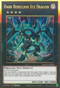 Dark Rebellion Xyz Dragon [MAGO-EN032] Gold Rare | Pegasus Games WI