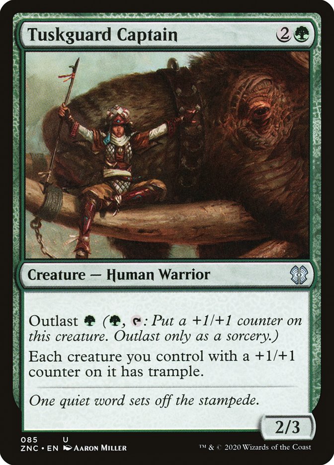 Tuskguard Captain [Zendikar Rising Commander] | Pegasus Games WI