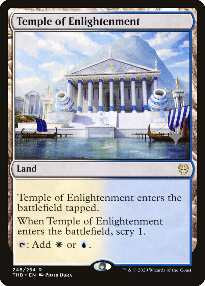 Temple of Enlightenment (Promo Pack) [Theros Beyond Death Promos] | Pegasus Games WI