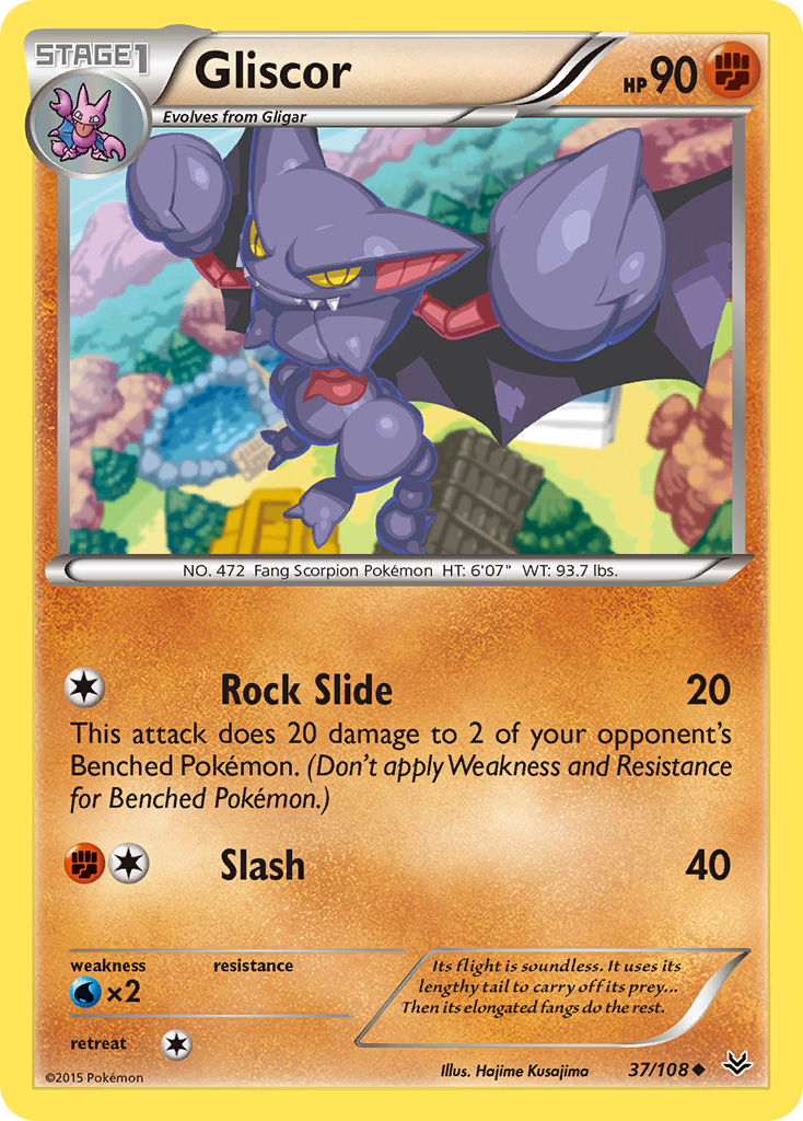 Gliscor (37/108) [XY: Roaring Skies] | Pegasus Games WI