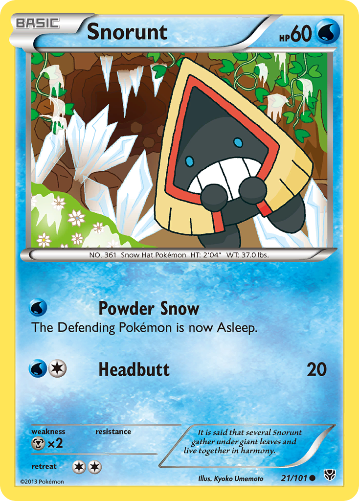 Snorunt (21/101) [Black & White: Plasma Blast] | Pegasus Games WI