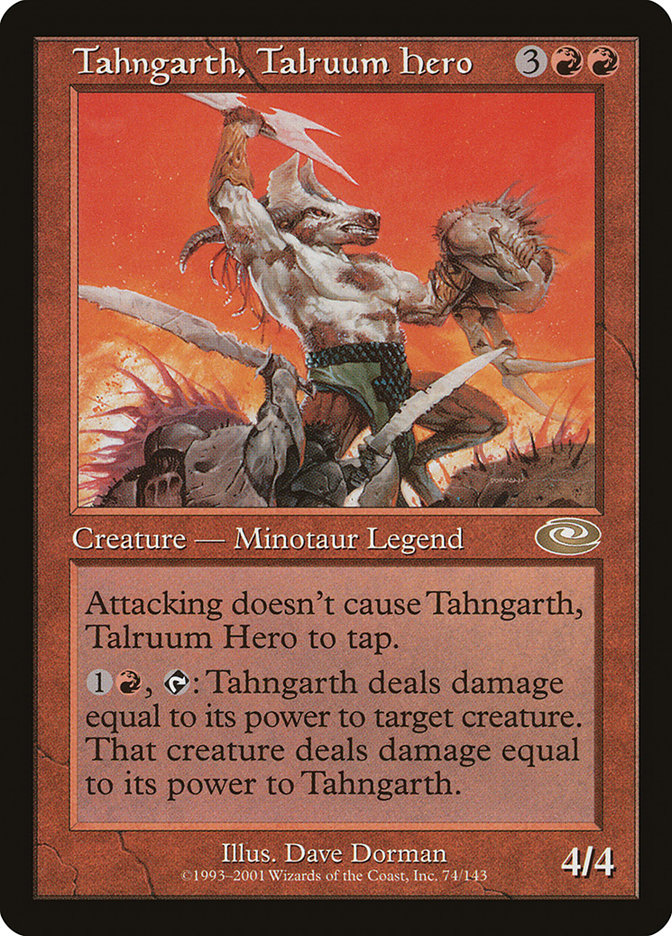 Tahngarth, Talruum Hero (Dave Dorman) [Planeshift] | Pegasus Games WI