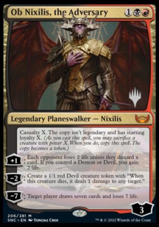Ob Nixilis, the Adversary (Promo Pack) [Streets of New Capenna Promos] | Pegasus Games WI