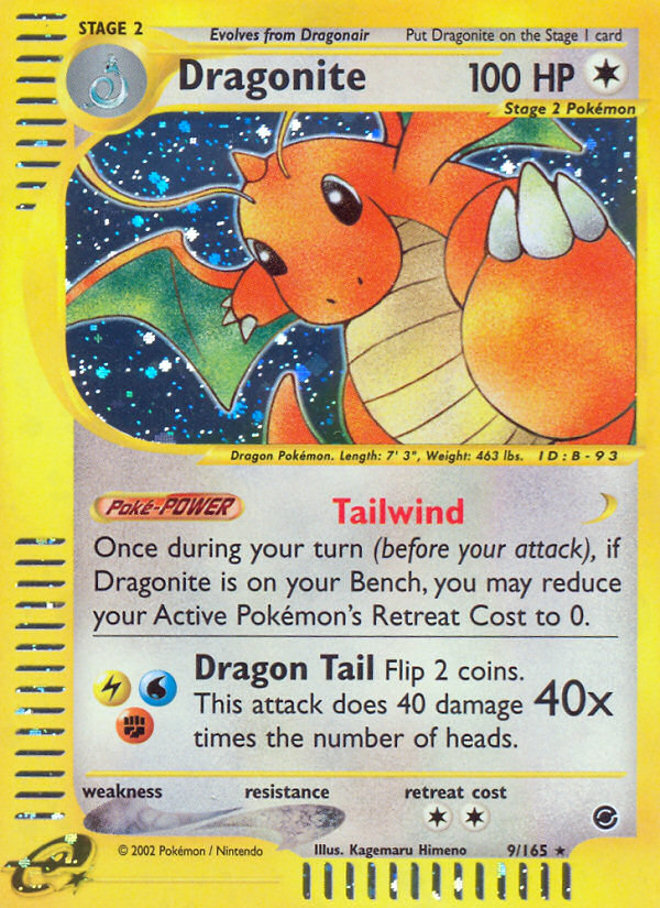 Dragonite (9/165) [Expedition: Base Set] | Pegasus Games WI