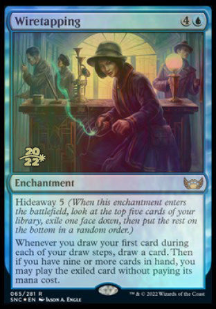 Wiretapping [Streets of New Capenna Prerelease Promos] | Pegasus Games WI