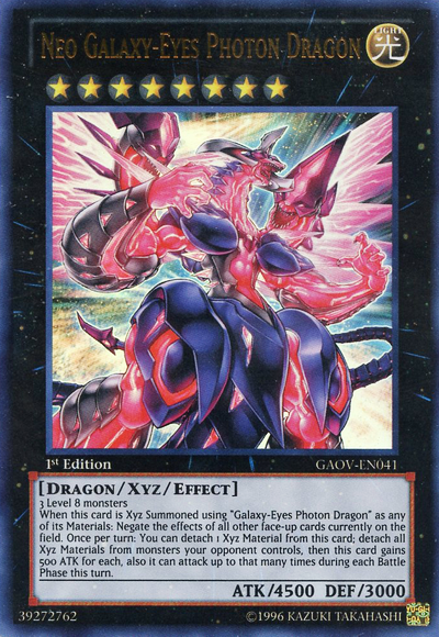 Neo Galaxy-Eyes Photon Dragon [GAOV-EN041] Ultra Rare | Pegasus Games WI